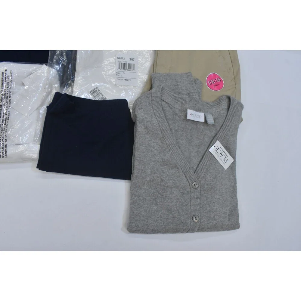 The Childrens Place Bulk Lot Of 9 Girls Size XL 14/16 Mixed Season Tops Bottoms
